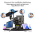 Outdoor Security SIM 4G Solar Camera Dual Lens Three Screens 360 Degree Night Vision.